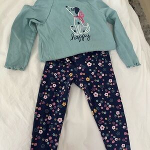 Garanimals Teal Baby Outfit